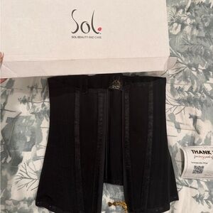 Sol  beauty  and care Black Waist Trainer